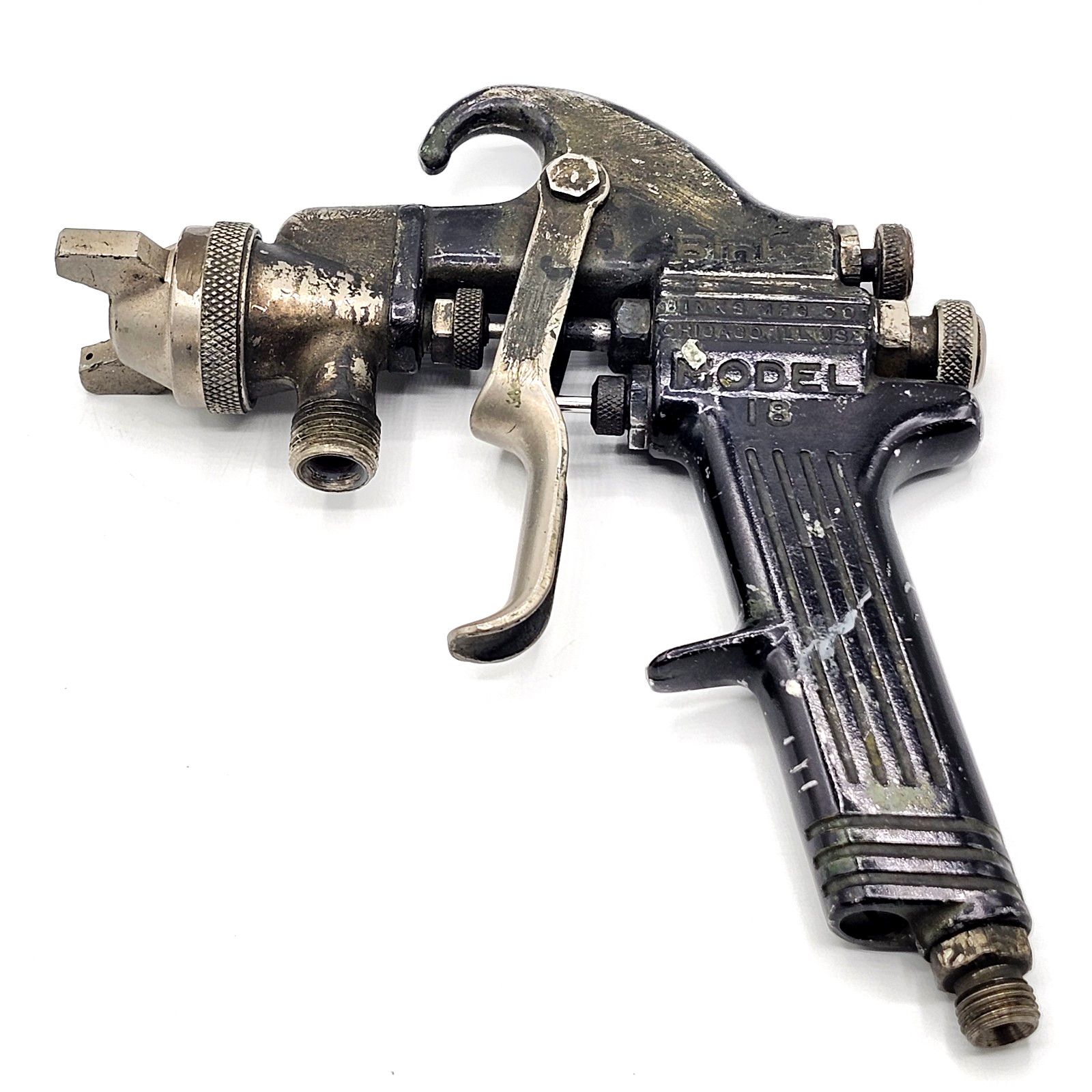 Vintage Binks Model 18 Professional Spray Gun UNTESTED As-Is For Parts Gun Only