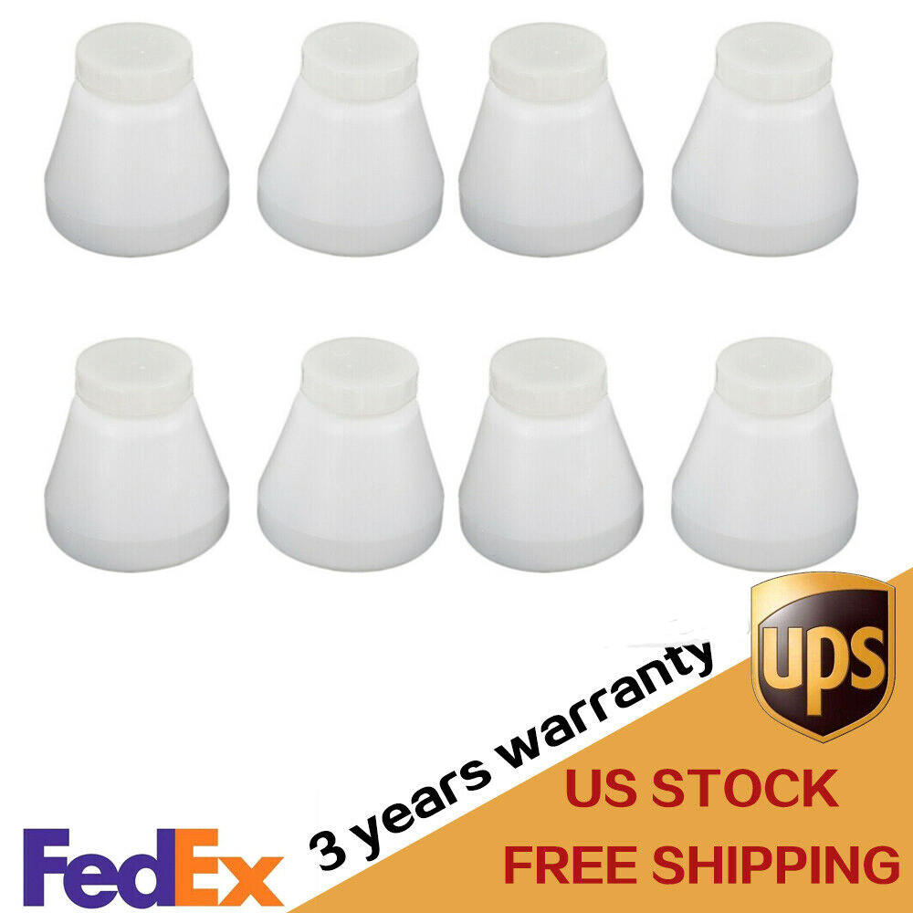 8 pcs hopper cup Bottle for powder coating system PC02 PC03 paint spray gun Fast