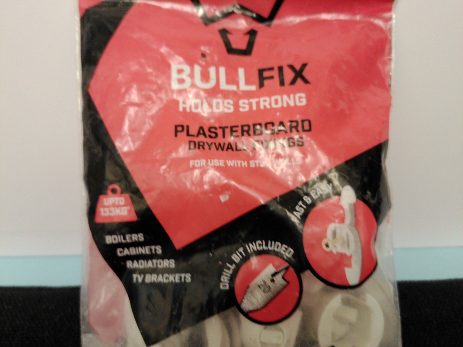 Plasterboad Drywall Fixings upto 133kg