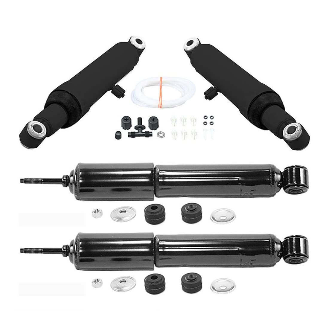 Set of 4 Front Rear Shocks for Nissan D21 Pickup 2.4L 4WD 1986-1989 1995-1997