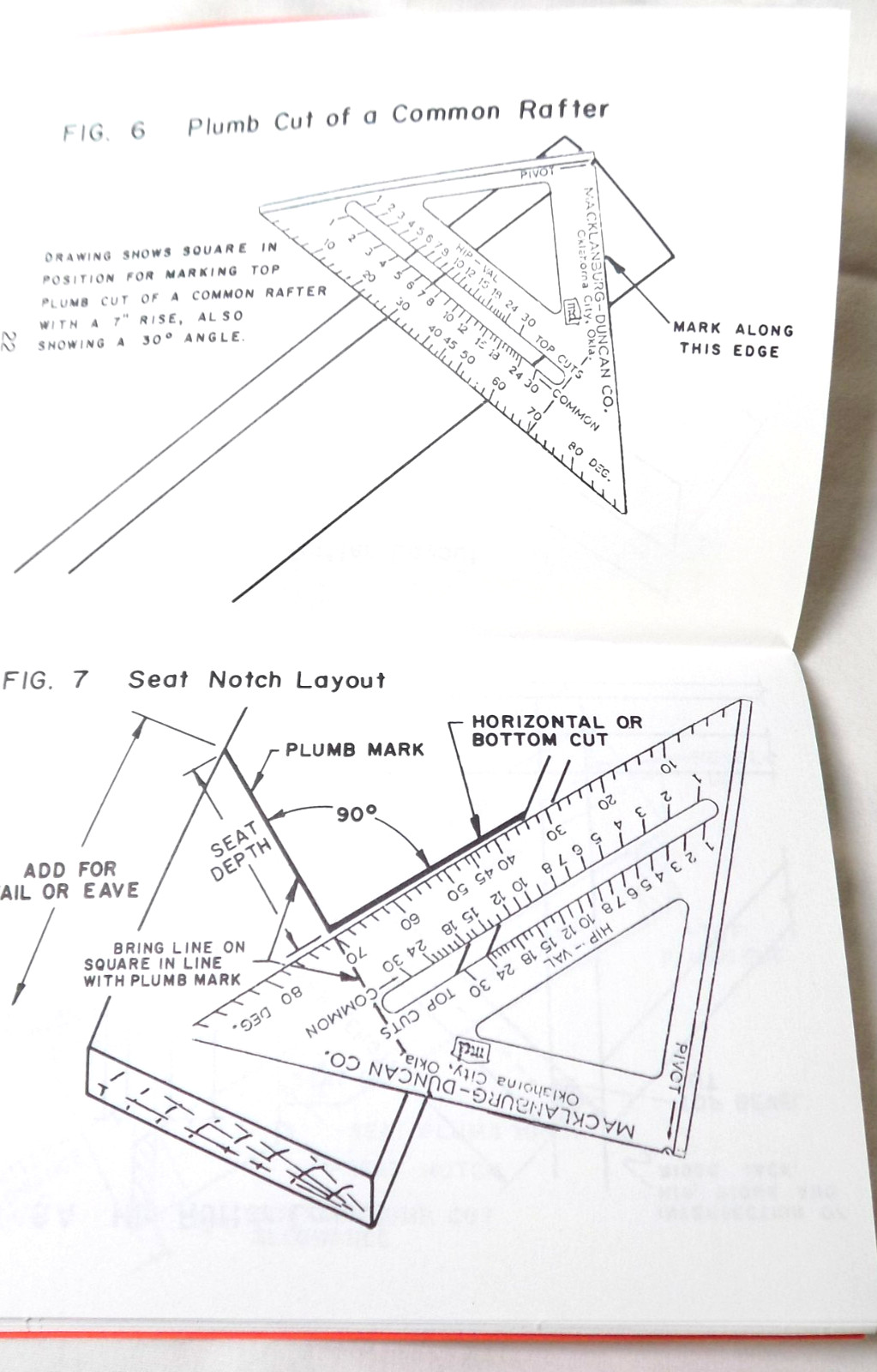 MD Macklanburg Duncan Instruction Book Roof Construction & Rafter Lengths 1970’s