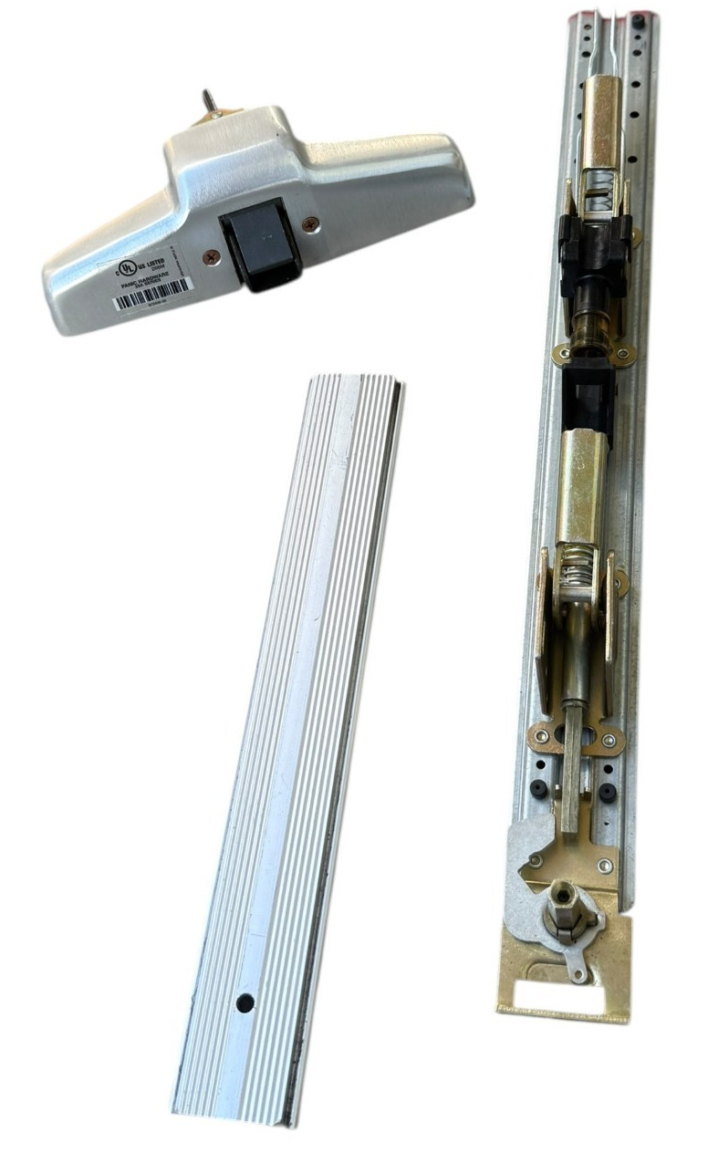 Von Duprin 8827-EO-US26D-3’299-304L Vertical Rod Exit Device Panic Bar US32D Kit