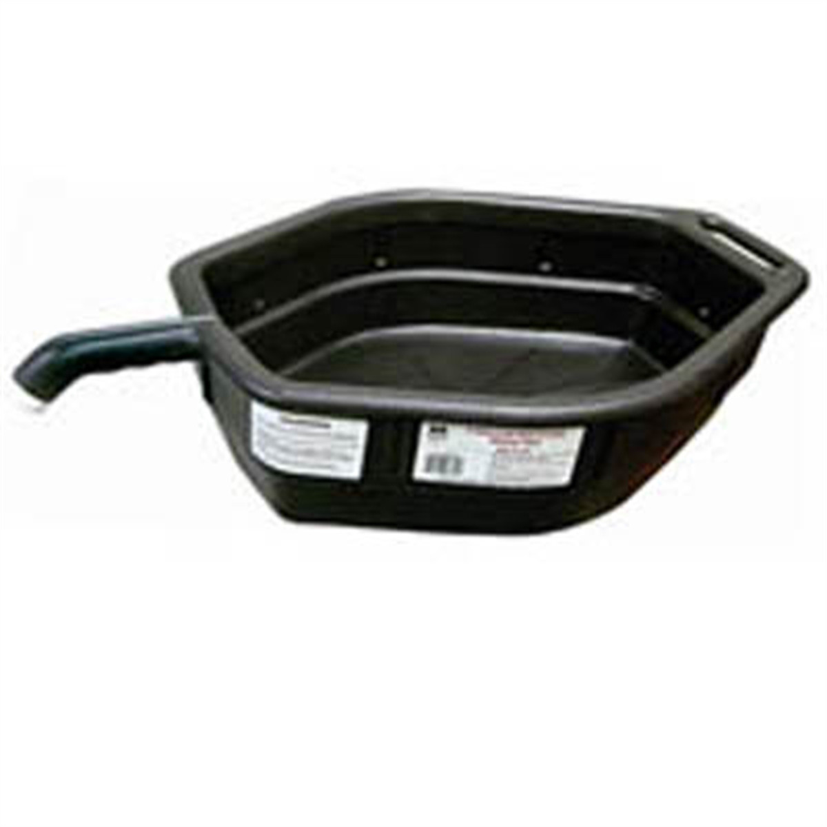 6395Midwest Can 5 Gallon Open Top Drain Pan BK