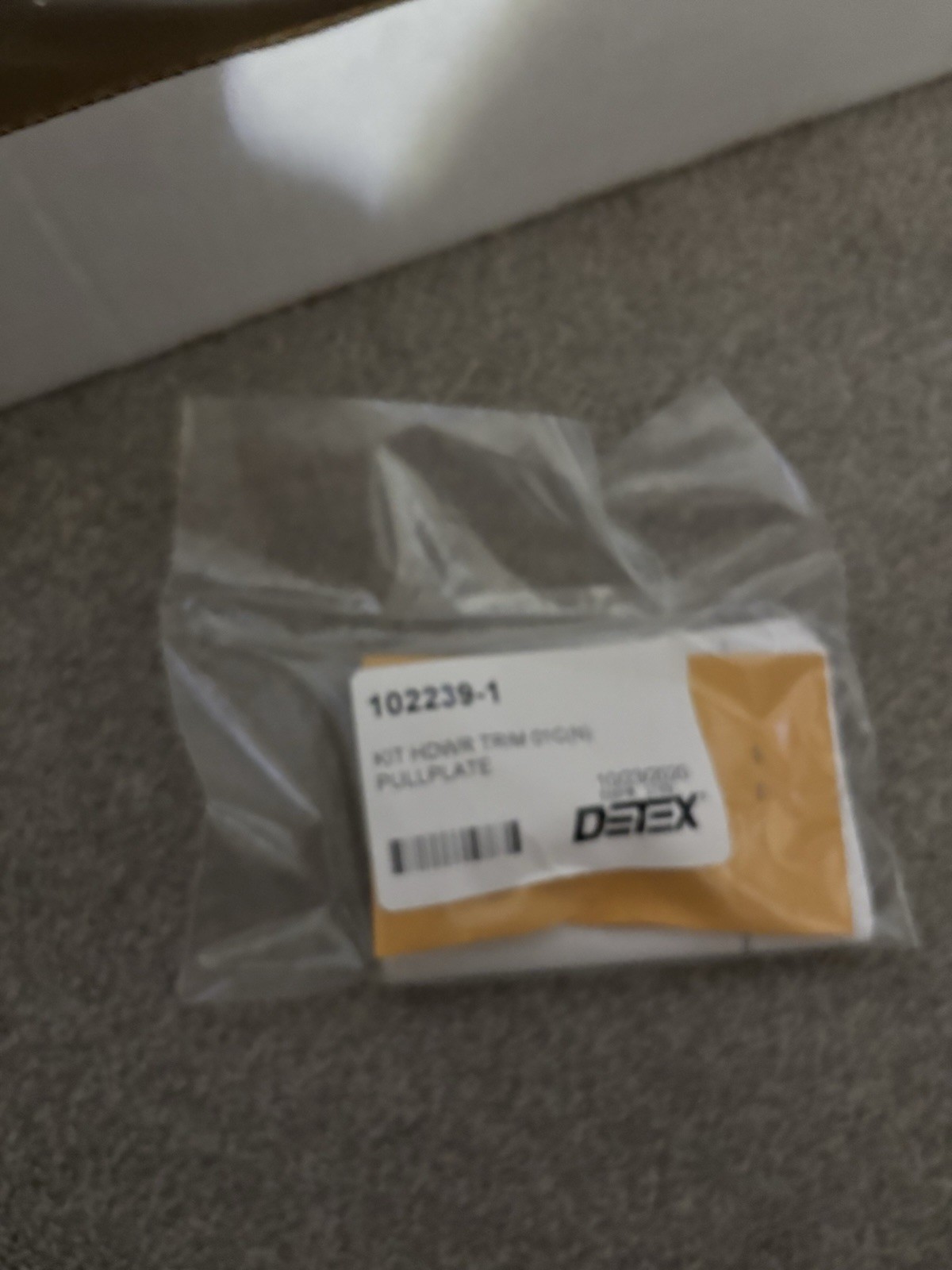 Detex 102238-4 Standard Glass Door Trim
