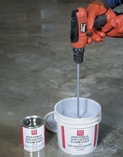 Paint Mixer Attachment for Drill – Mix 1-3 Gallons – Zinc Plated Steel, 5/16″