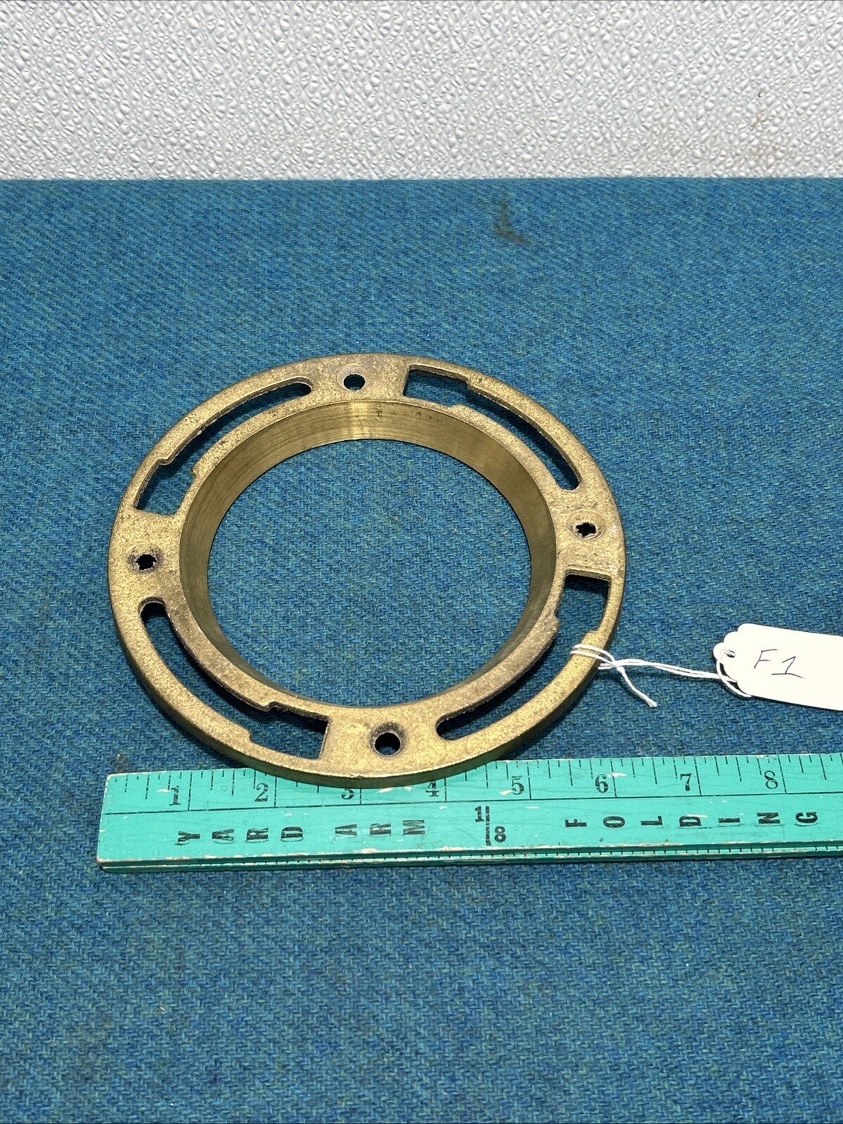 Unbranded 4 Inch Brass Repair Replacement Water Closet Toilet Flange F1