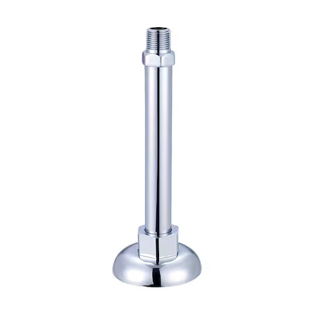 CENTRAL BRASS 0342-3/8 Stand Pipe, NPT, Polished Chrome, Weight: 0.5