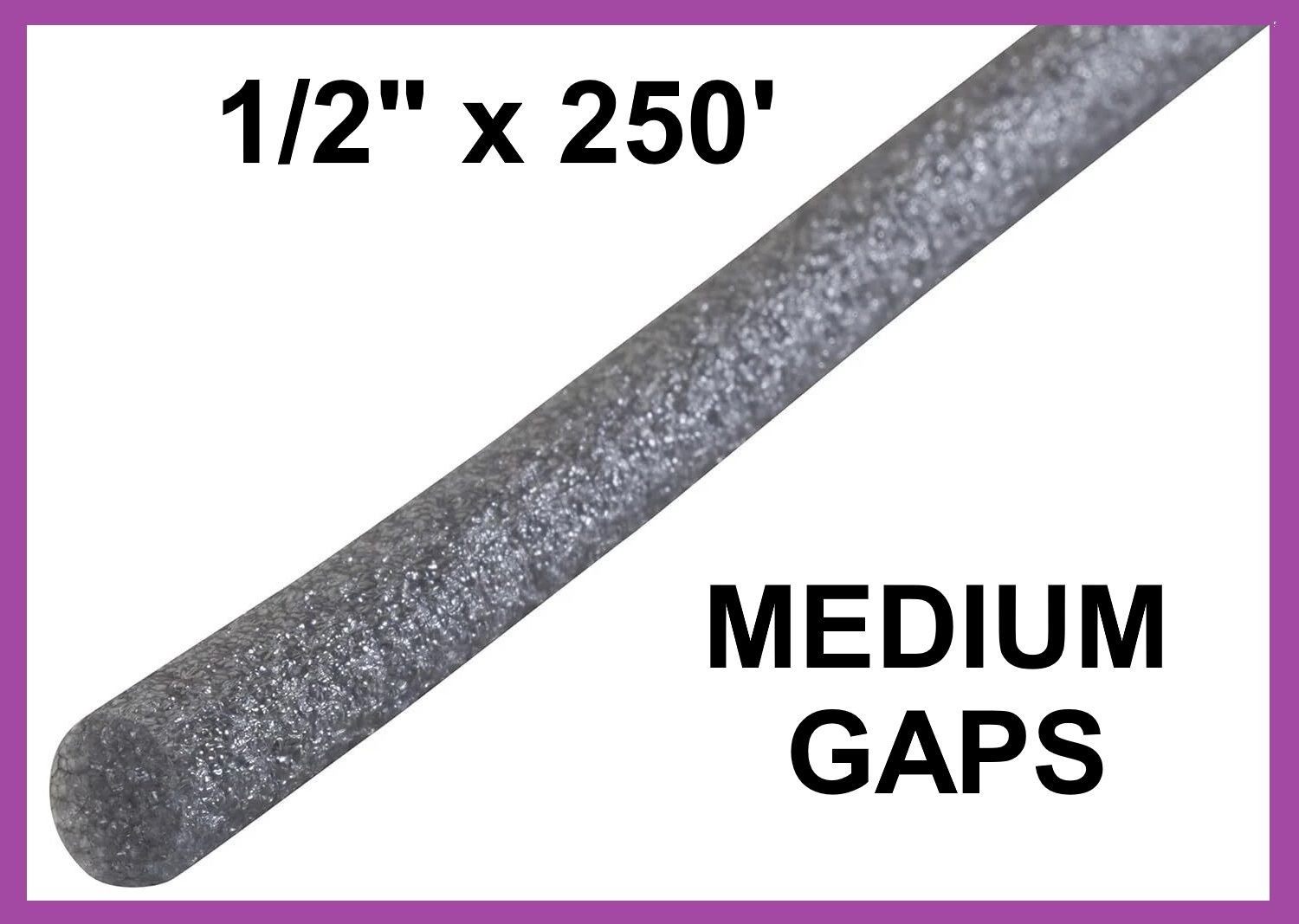 M-D Building Products Versatile Gray Foam Backer Rod Set 1/2in x 250ft
