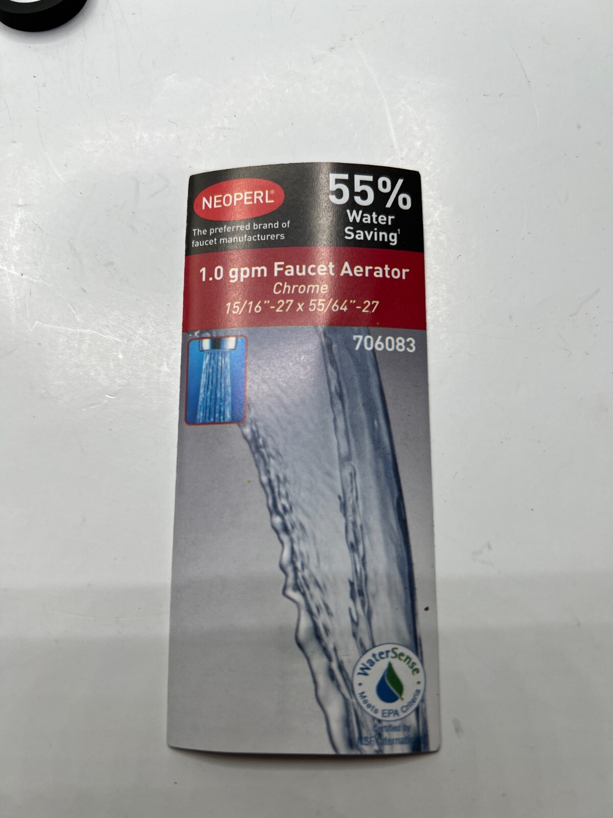 Neoperl Bathroom Faucet Aerator 706083. Water Saving Spray Dual Thread One GPM