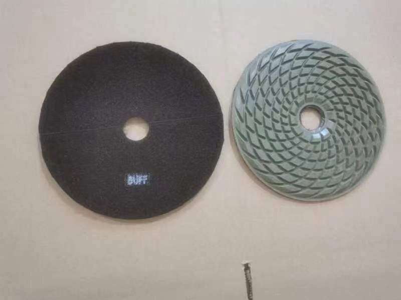 6″ Diamond Buffer for natural granite marble bring shiny result wet polisher
