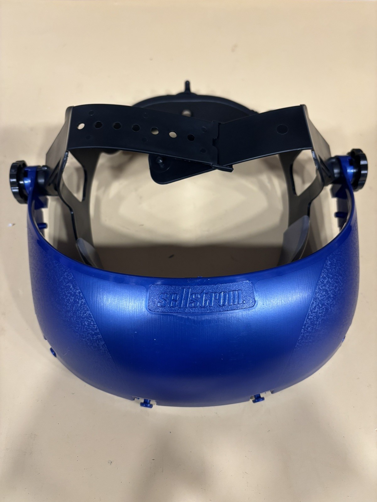 Sellstrom Face Shield {1N785} Lightweight Mask Adjustable Blue Welding lot of 2