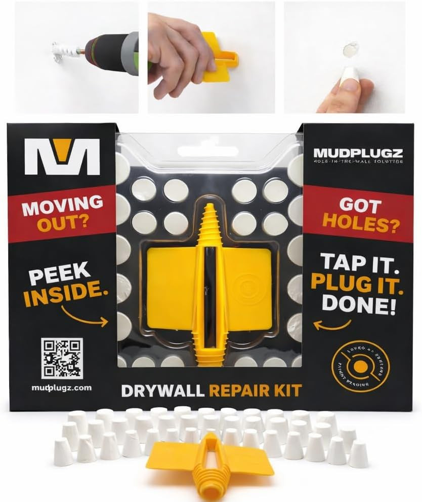 FIX Drywall Anchor Holes Fast – Drywall Hole Repair Kit – No Mesh – No Spackle