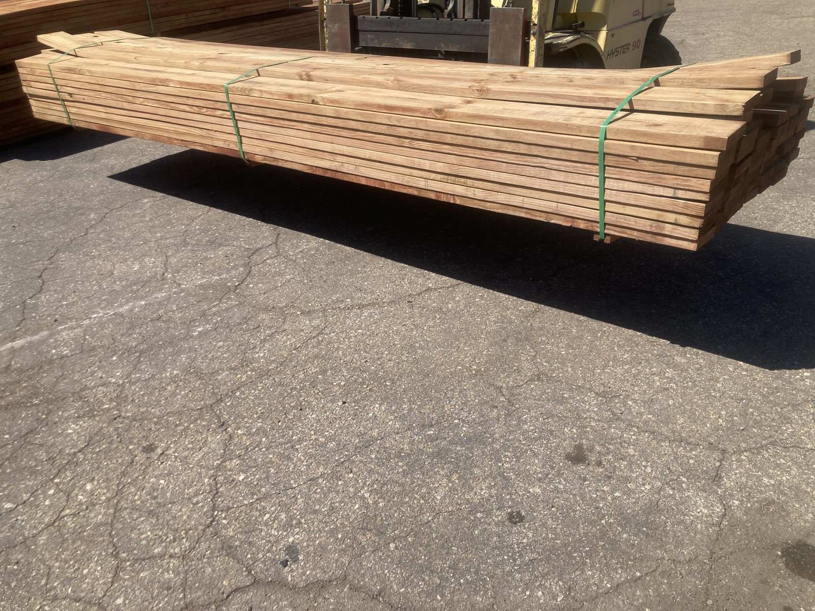 MCA 4A Treated Lumber – 20′ x 10″ x 2″ – Deck Boards, Wood Framing, Timber