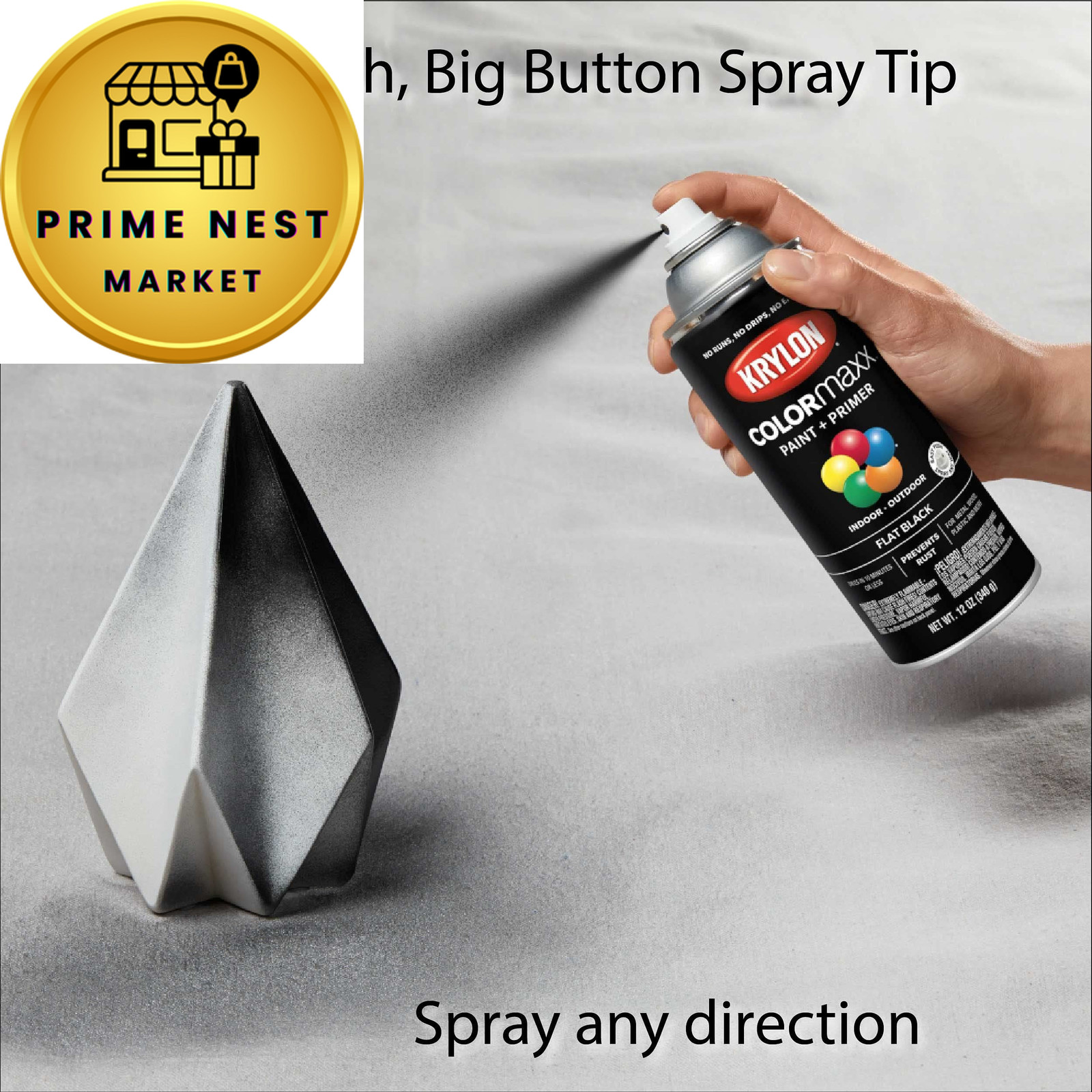 Krylon K05566007 COLORmaxx Spray Paint 12 Ounce (Pack of 1), Italian Olive