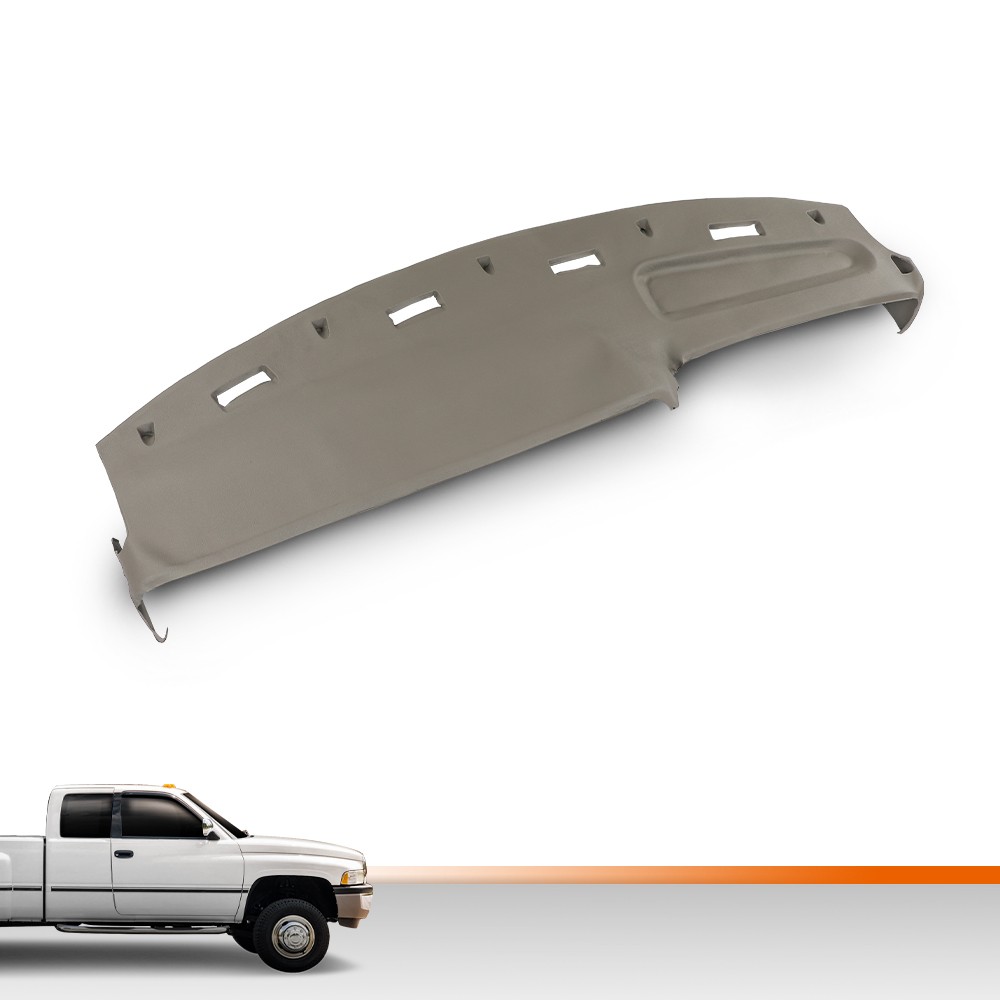 TPE Dash Cover Skin Overlay for Dodge Ram 1500 2500 3500 1994-1997 Brown