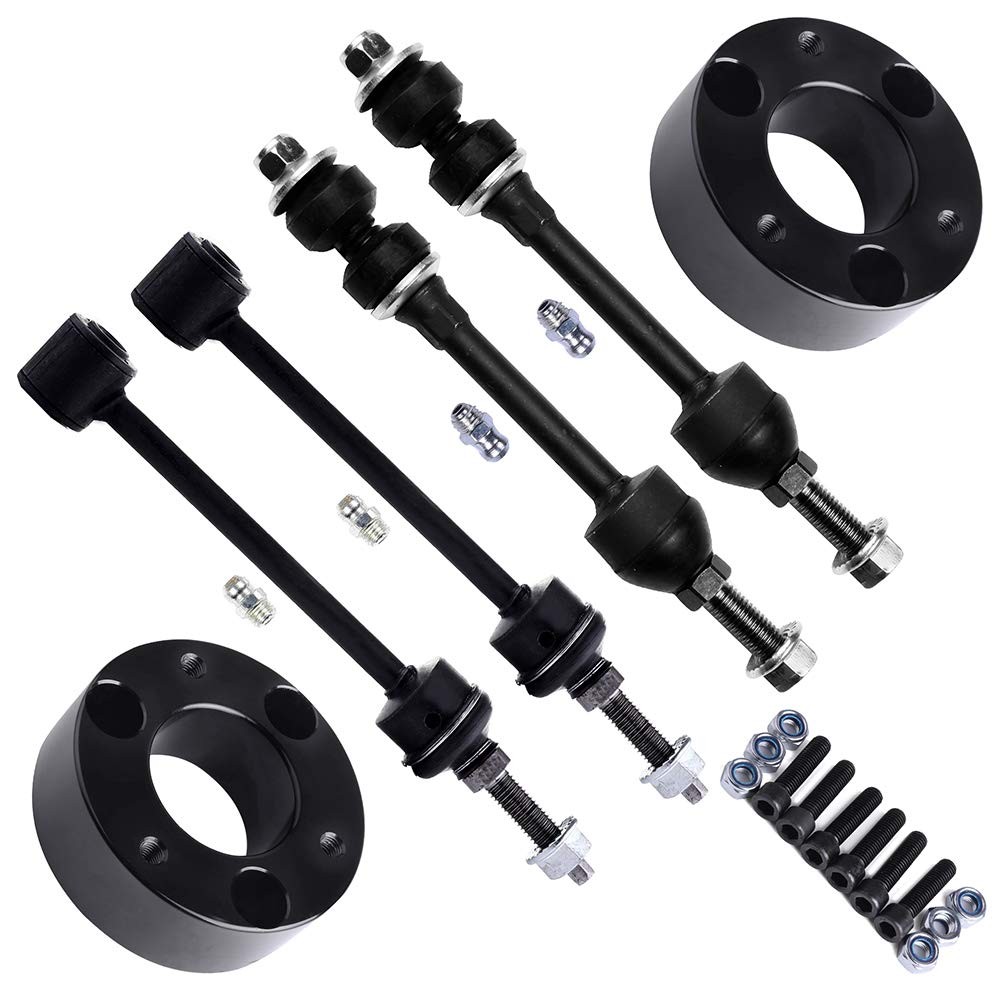 6pcs 2.5 inch Leveling Lift Kit Sway Bar Links 2006 Dodge Ram 1500 K80821 K80901