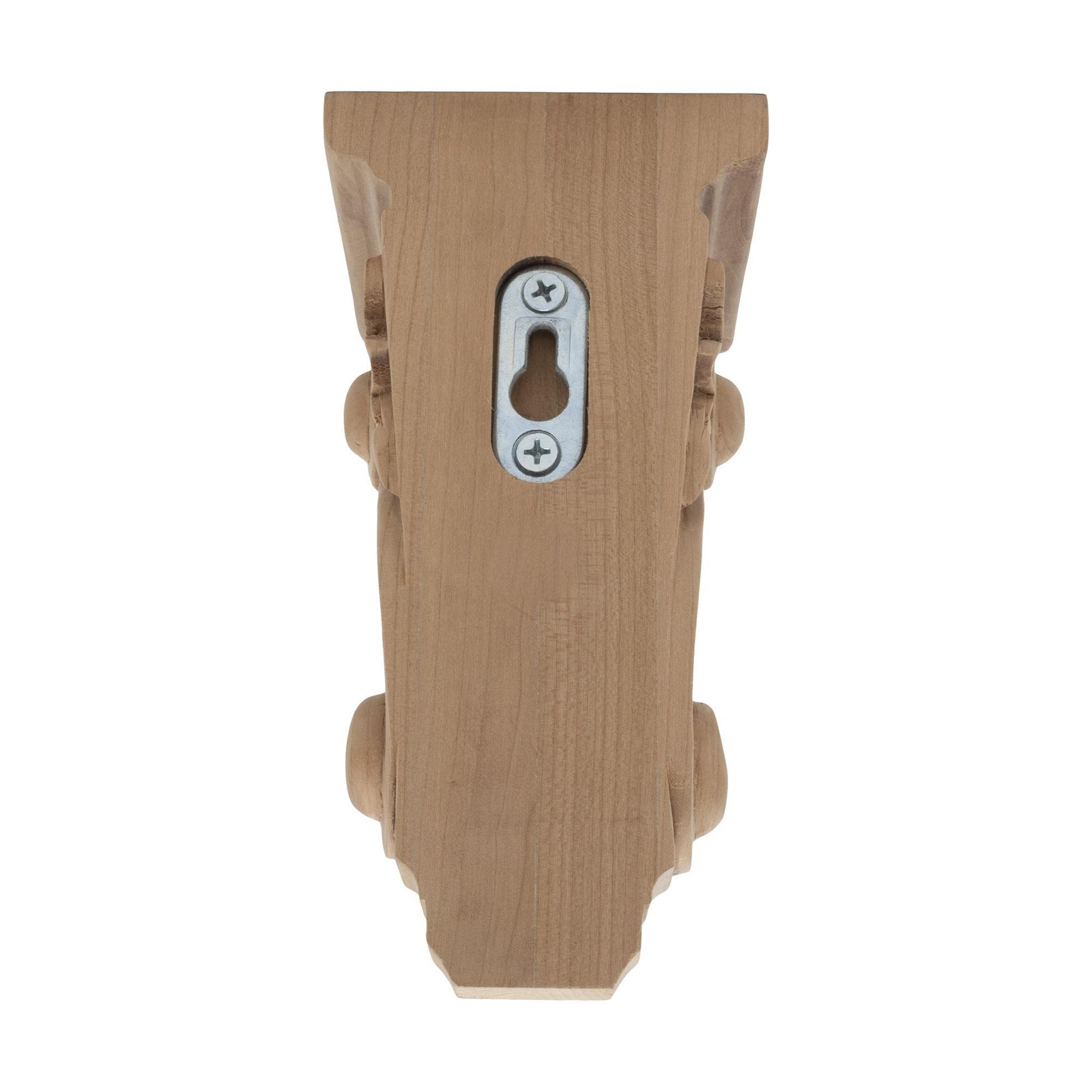 Outwater 6-3/4″ x 3-3/8″ x 3-3/4″ Unfinished Cherry Acanthus Leaf Wood Corbel