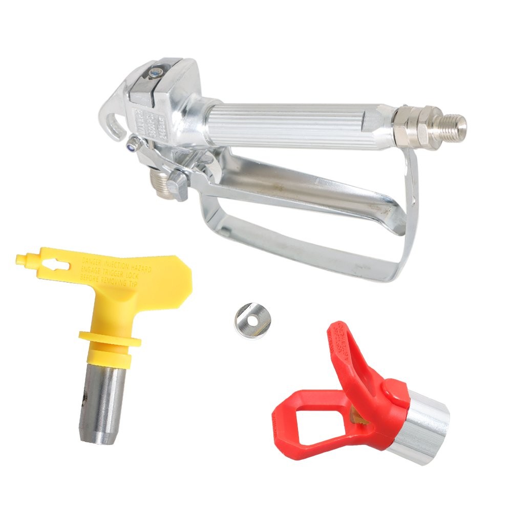 3600 PSI Spray Gun with 517 Tip & Guard Airless Paint For Sprayer US