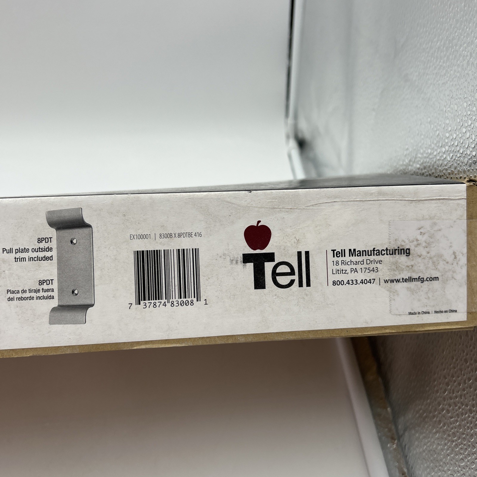 Tell Manufacturing 8300B 36″ Aluminum Universal Reversible Rim Exit Device