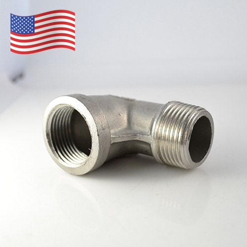 3/4″ NPT Female Male 90 degree Elbow Thread Pipe Fitting SS304 Adapter Conenctor