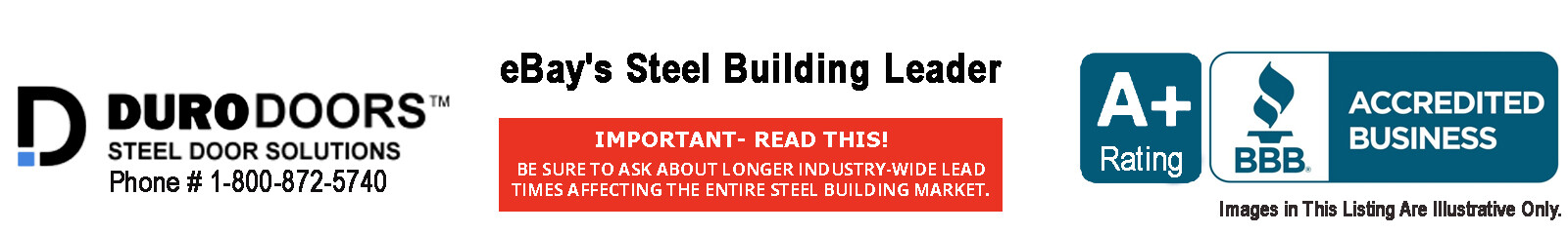 DuroSTEEL JANUS 1000 Series Commercial Metal Roll-up Door & Hardware DiRECT