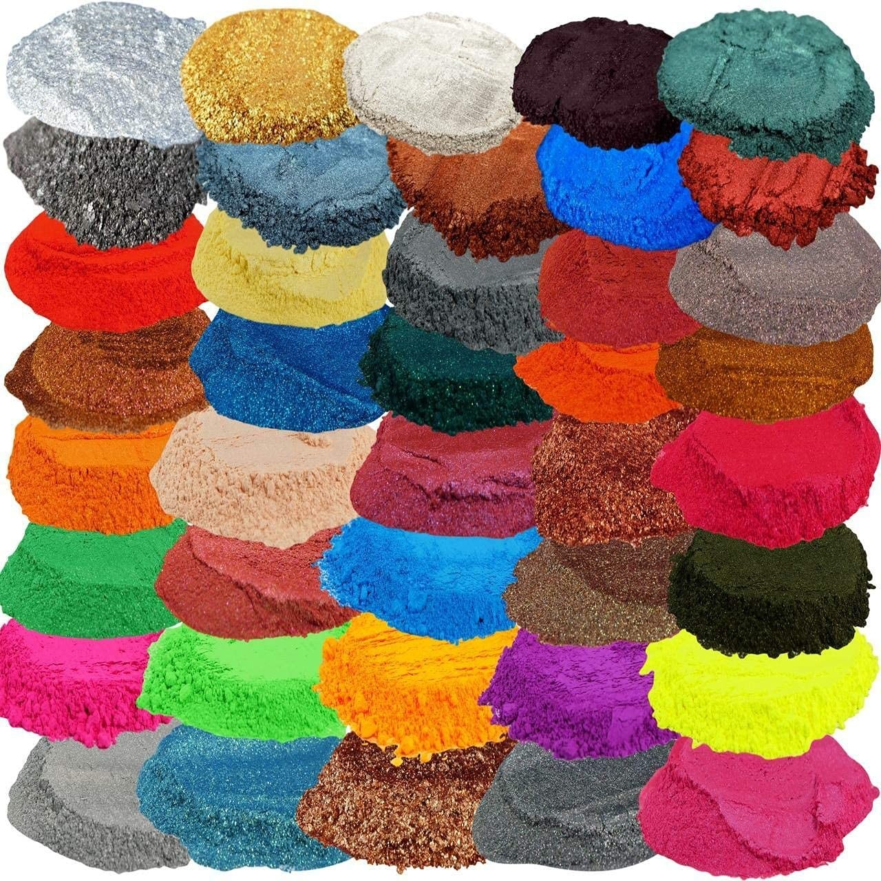 PolyColor Mica Powder for Epoxy Resin Kits 15 0.5 Ounce (Pack of 1), Pearl