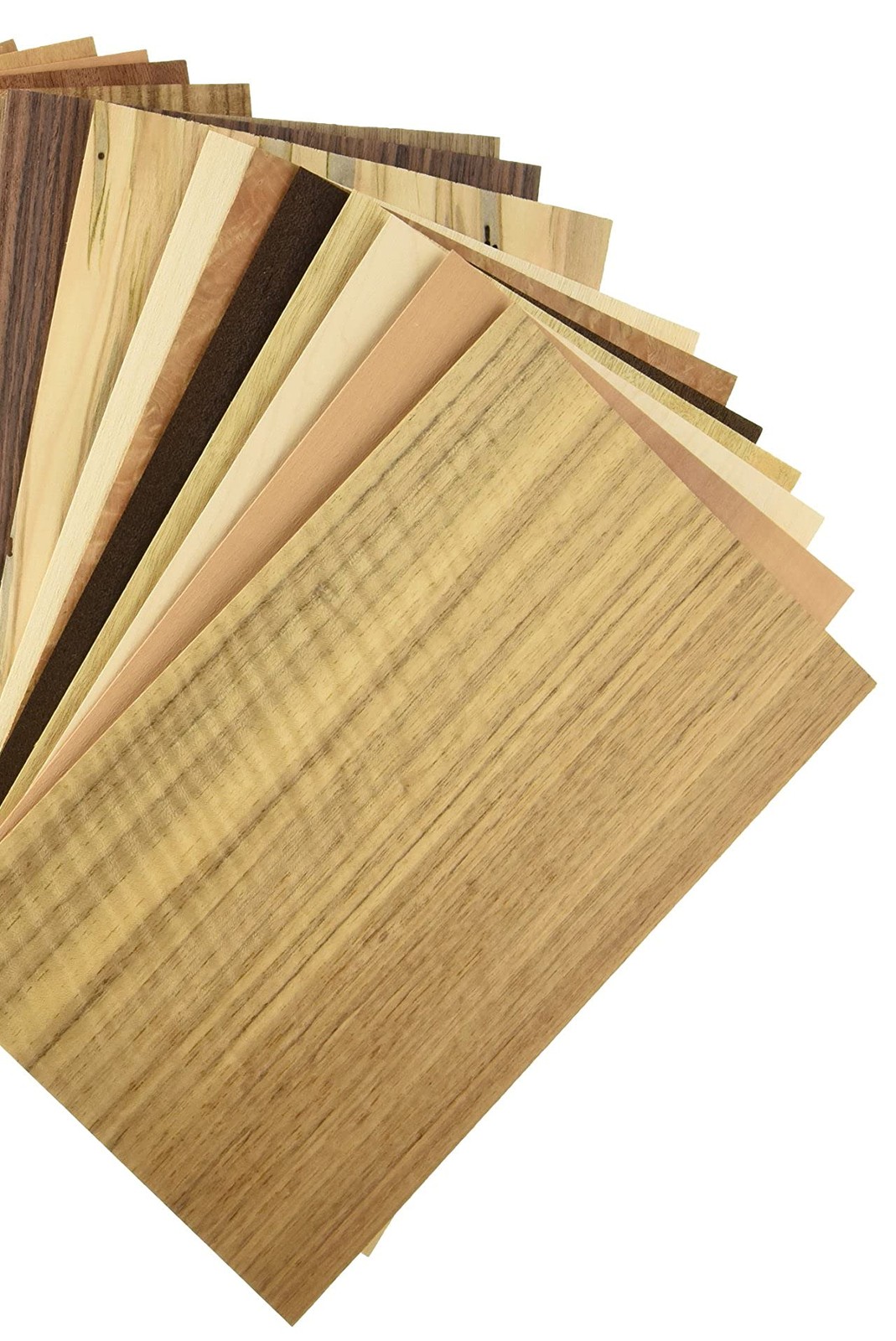 Sauers – SCV-20-MXDOM&EXOTIC Veneer Variety Pack 20 5.5″ – 7.5″ x 12″, Multi