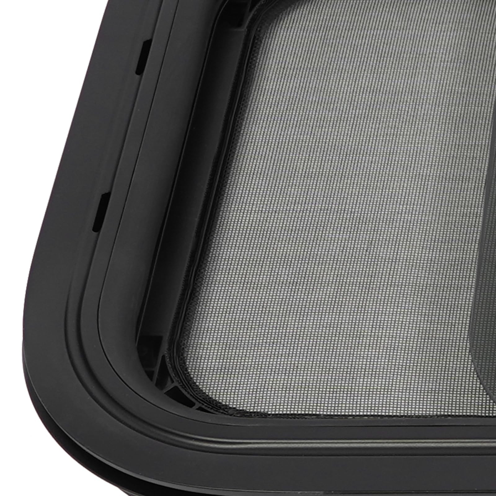 Vertical Slide RV Window 12×24 Aluminum Tempered Glass Screen Trim Rings