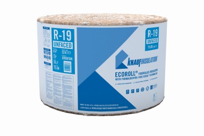 R-19 Unfaced Fiberglass Insulation Roll, 23 x 39.2 In. – UR06TAK