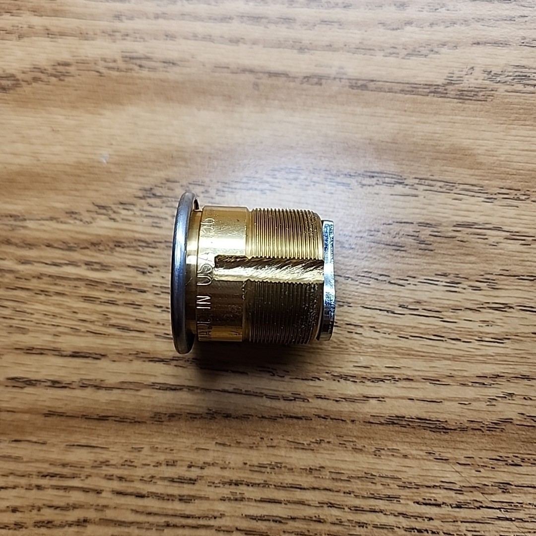 ILCO 1-1/8″ Brass Mortise Cylinders 7185RB1-25-KA2 Brand New 10pk
