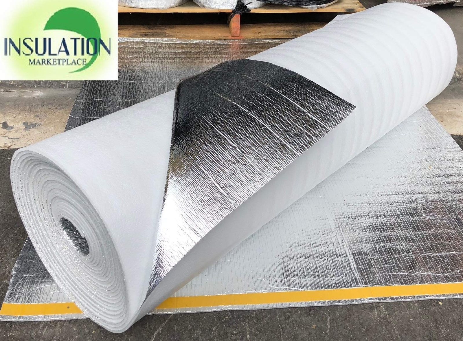SmartSHIELD -5mm 48″x50ft Reflective Foam Core Insulation roll, Cold and Heat…