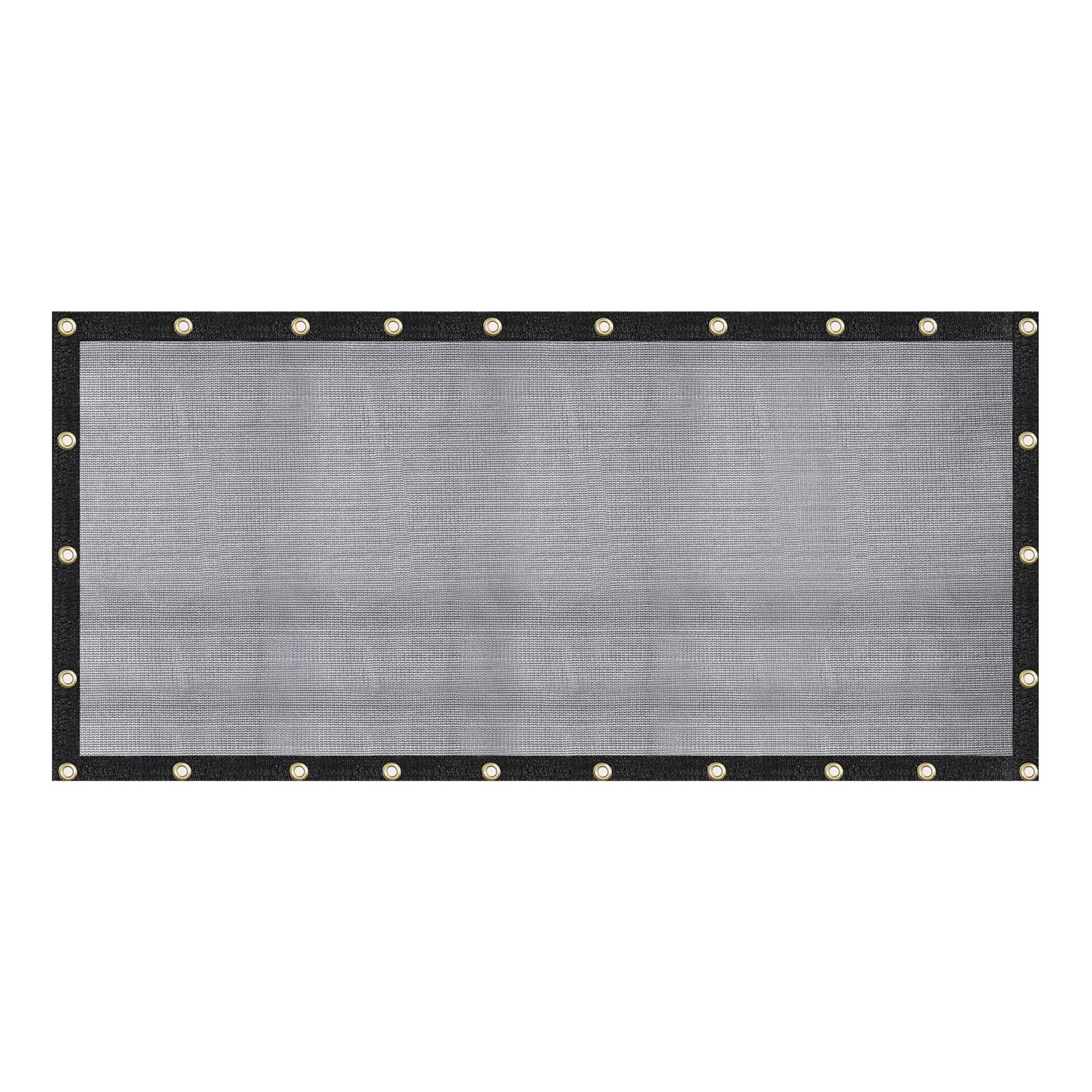 60-70% 8 x 16 FT Premium Mesh Tarp/Shade Cloth Sun Protection Heavy Duty Blac…