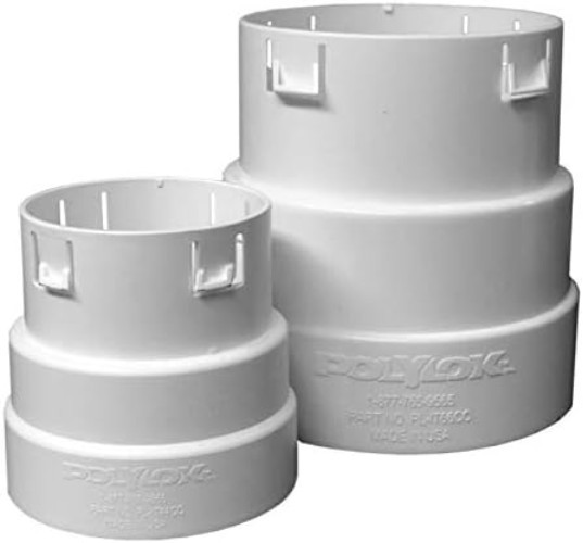 Durable 4-Inch Pipe Adapter for Corrugated to SDR 35 & SCH 40 Connections