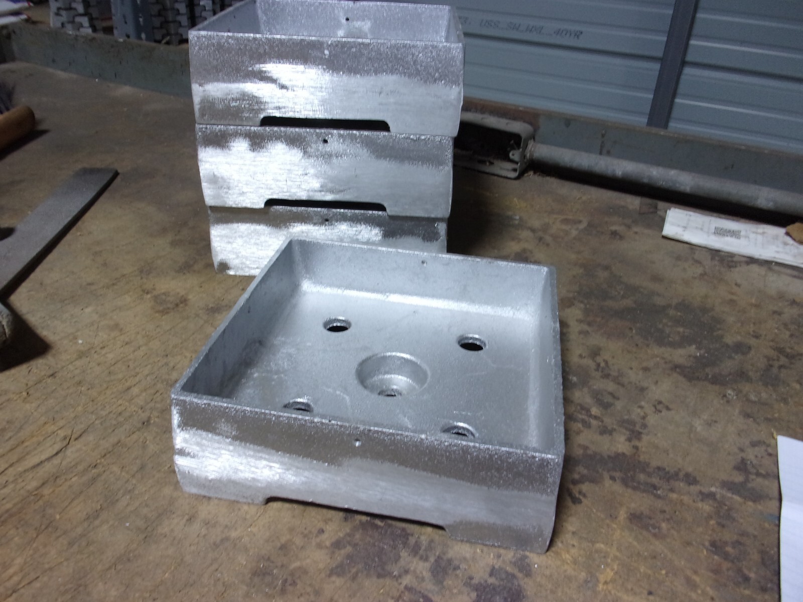 Anchored Post Base for 8×8, Heavy Cast Aluminum, Contractor Pack of 4