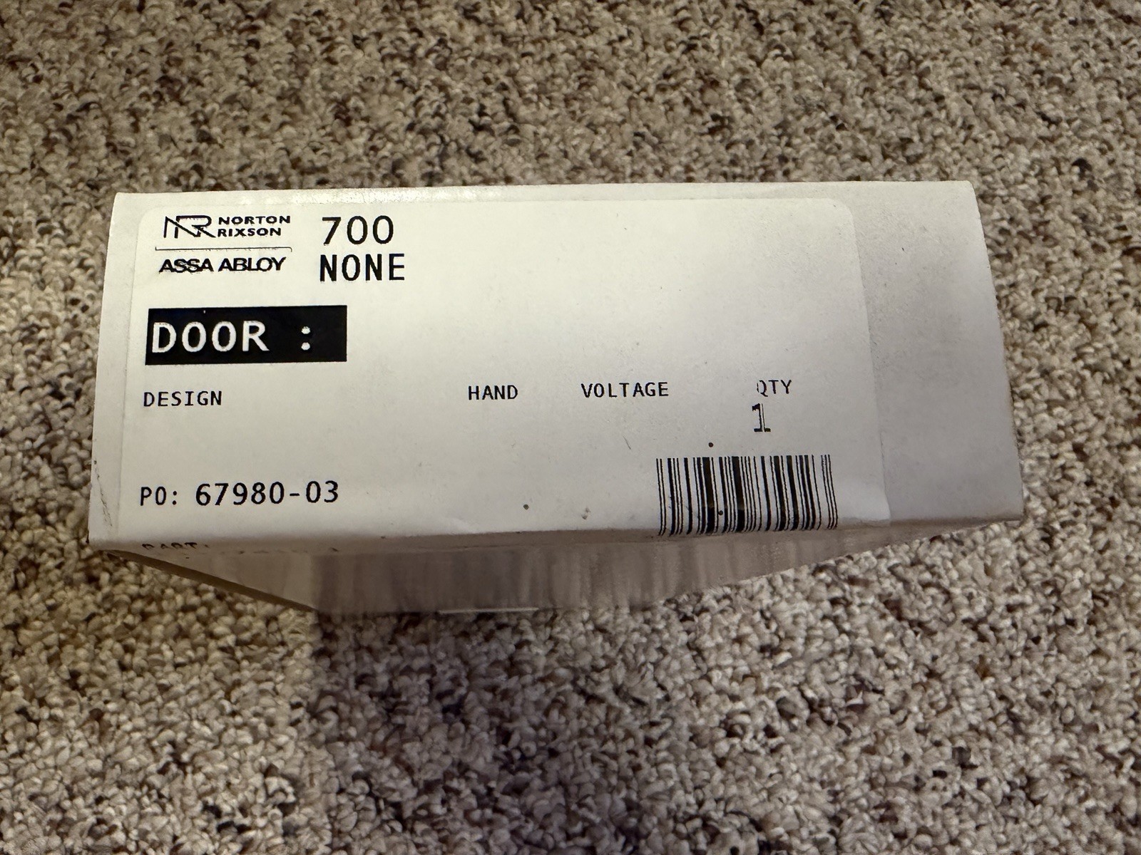 New Norton Rixson ASSA ABLOY 700 Wave‑to‑Open Touchless ADA Switch – Stainless