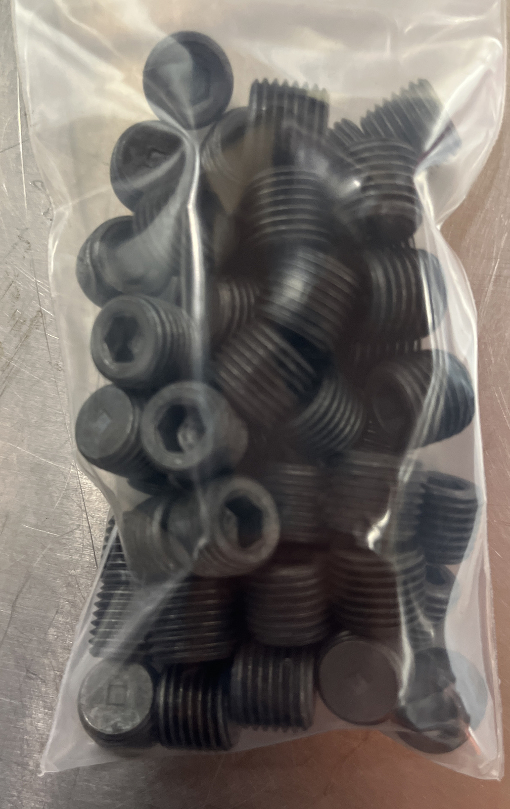 50pc) BLUE DEVIL 1/4”-18 Socket Screw Pipe Plug 002500PPS MADE IN USA, Dry Seal
