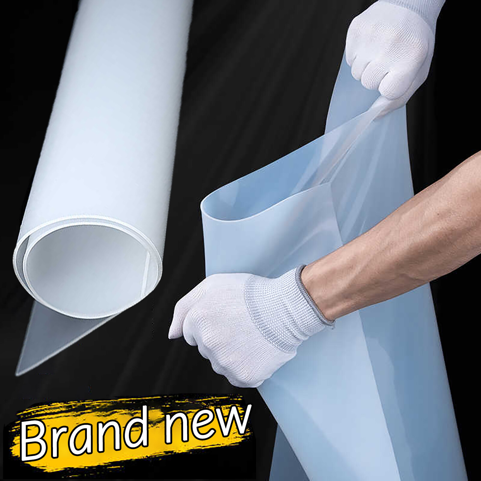 Clear Silicone Rubber Sheet Pad 0.1mm-50mm Thick High Temp Resistance