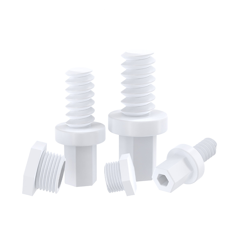Plastic Tube Stopper Threaded Plugs End Cap Barbed Hose Fitting Inserts 1.6-12mm