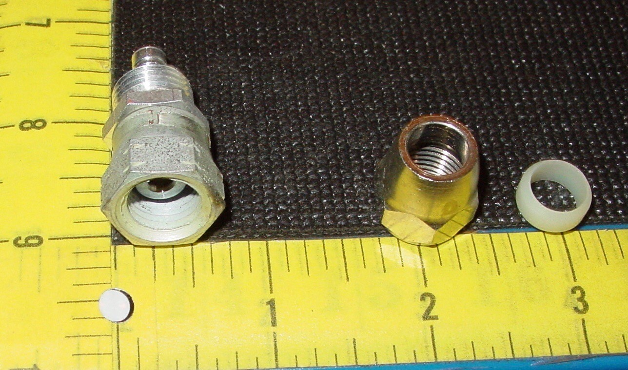DeVilbiss Genuine Spray Gun Hose End Fitting Parts HC-4615 Vintage OEM USA NOS