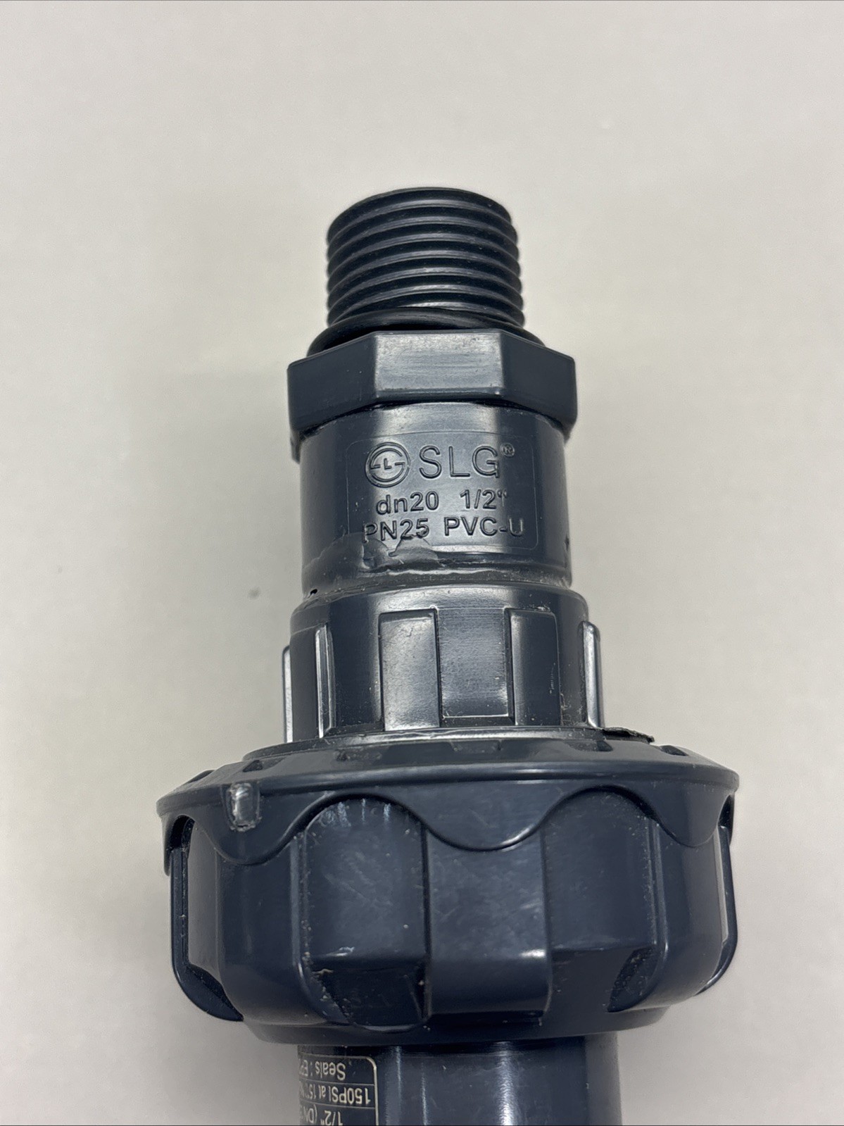 2PACK SLG UPVC Valve Pipe Fittings 1/2″ DN15 150 PSI 20 mm Male adapter PN25