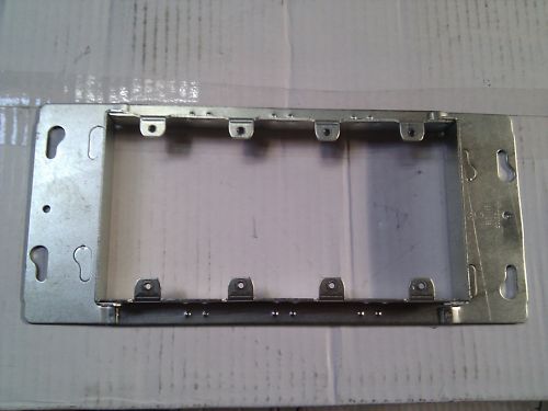 NEW 4-Gang Four Device Gang Box Cover Adapter Raised 3/4″