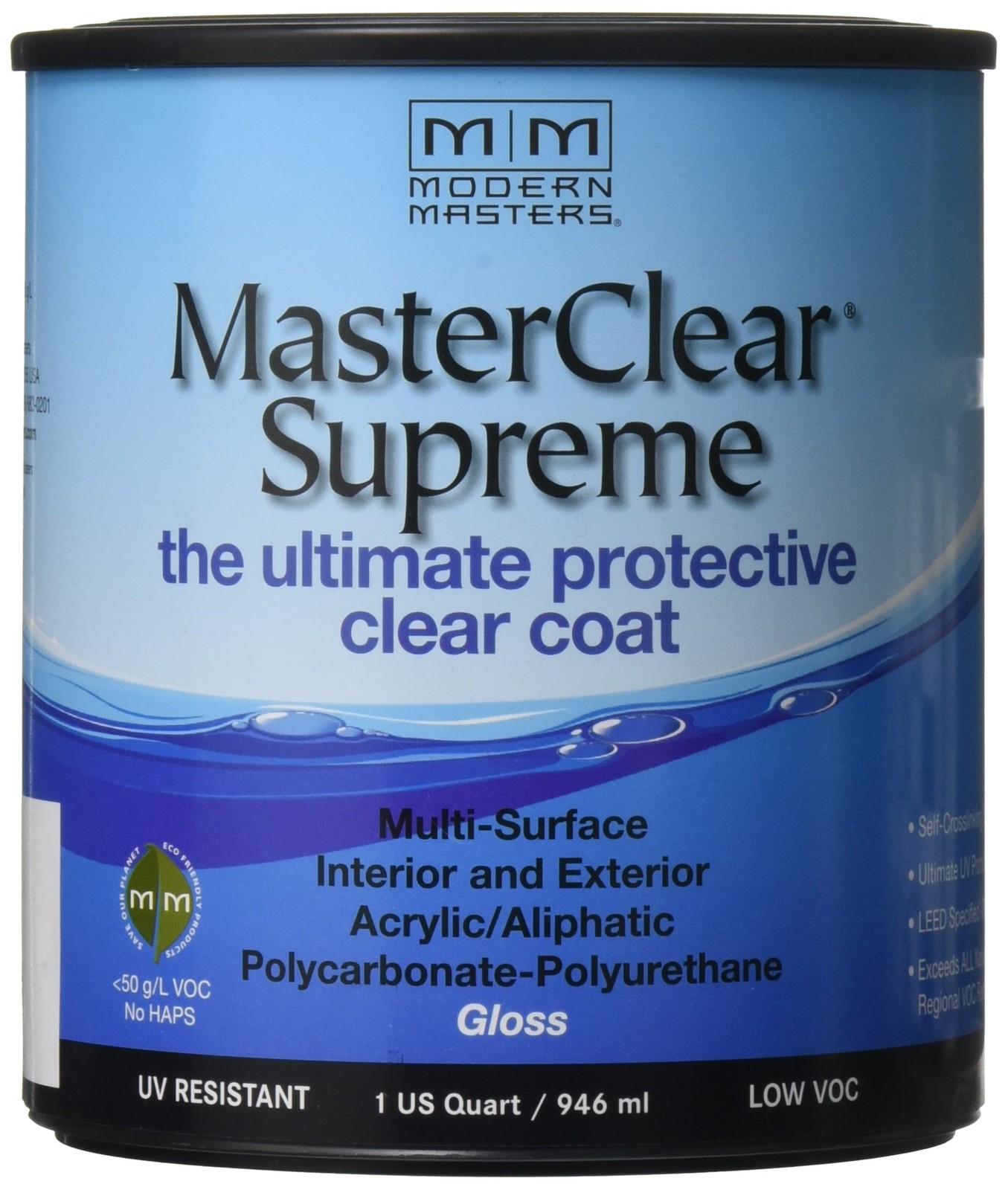 qt Modern Masters MCS904 Clear MasterClear 32 Fl Oz (Pack of 1), clear
