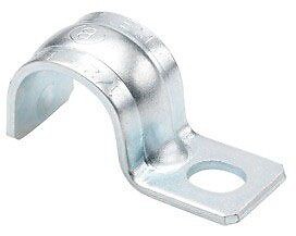 Bridgeport 921-S, 3/4″, 0.27″ Hole, Steel, 1-Hole, EMT Conduit Strap , 10 pc