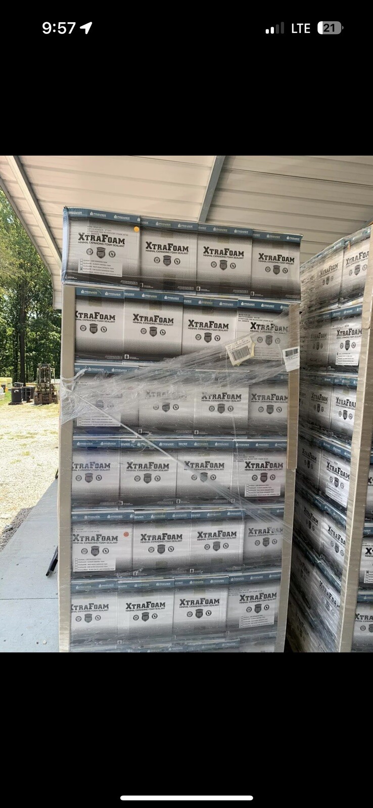 6 20oz Cans Spray Foam XTRAFOAM Minimal Expanding Closed Cell Insulation
