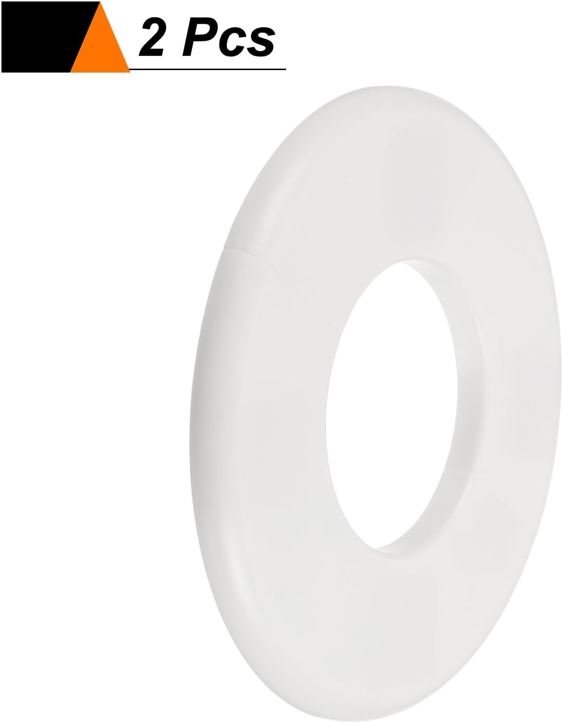 pcs Wall Split Flange 51mm/” Self-Adhesive Plumbing Cover Plates ABS Plastic …