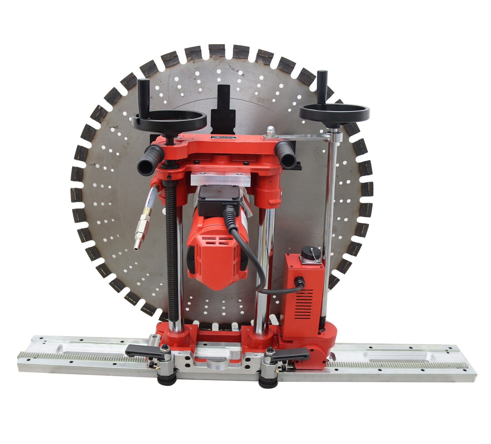 12.6in Concrete Wall Cutter Wall Saw 220V Quickly Disassemble Track 31.5″ Blade