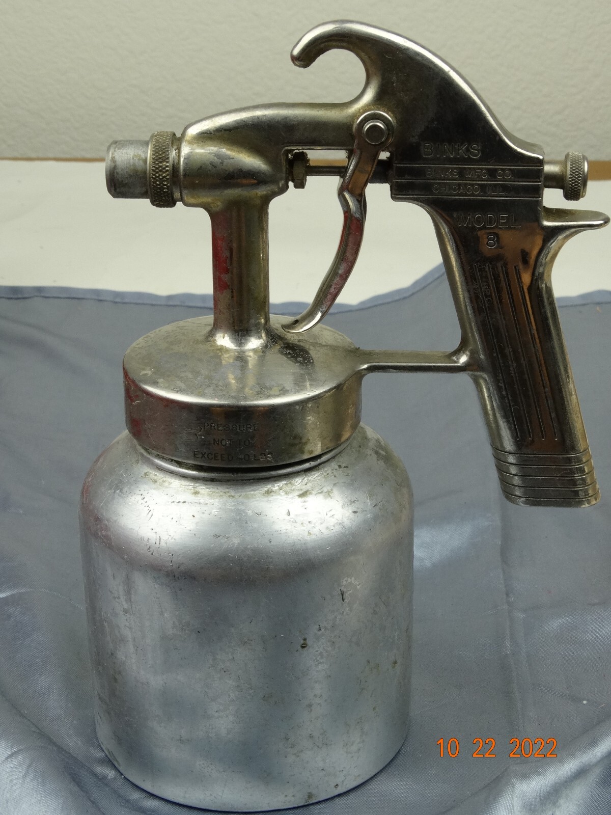 Binks model 8 spray gun set