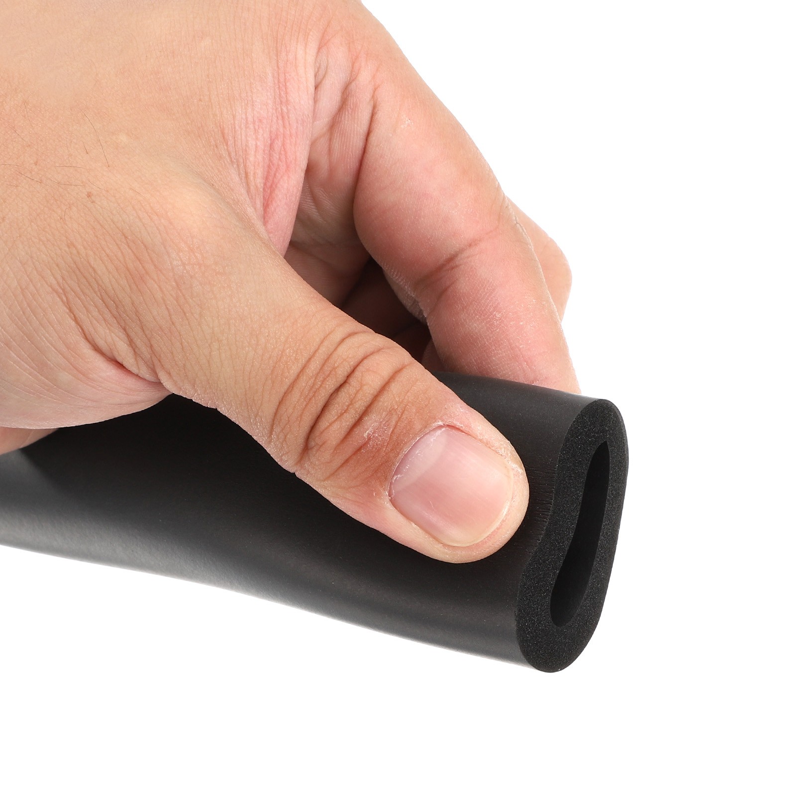 Foam Tubing for Handle Grip Support Pipe Insulation 40mm ID 54mm OD 1m Black