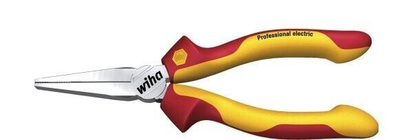 Wiha 26732 Long Flat Nose Pliers Professional Electrician VDE Grippers 160mm