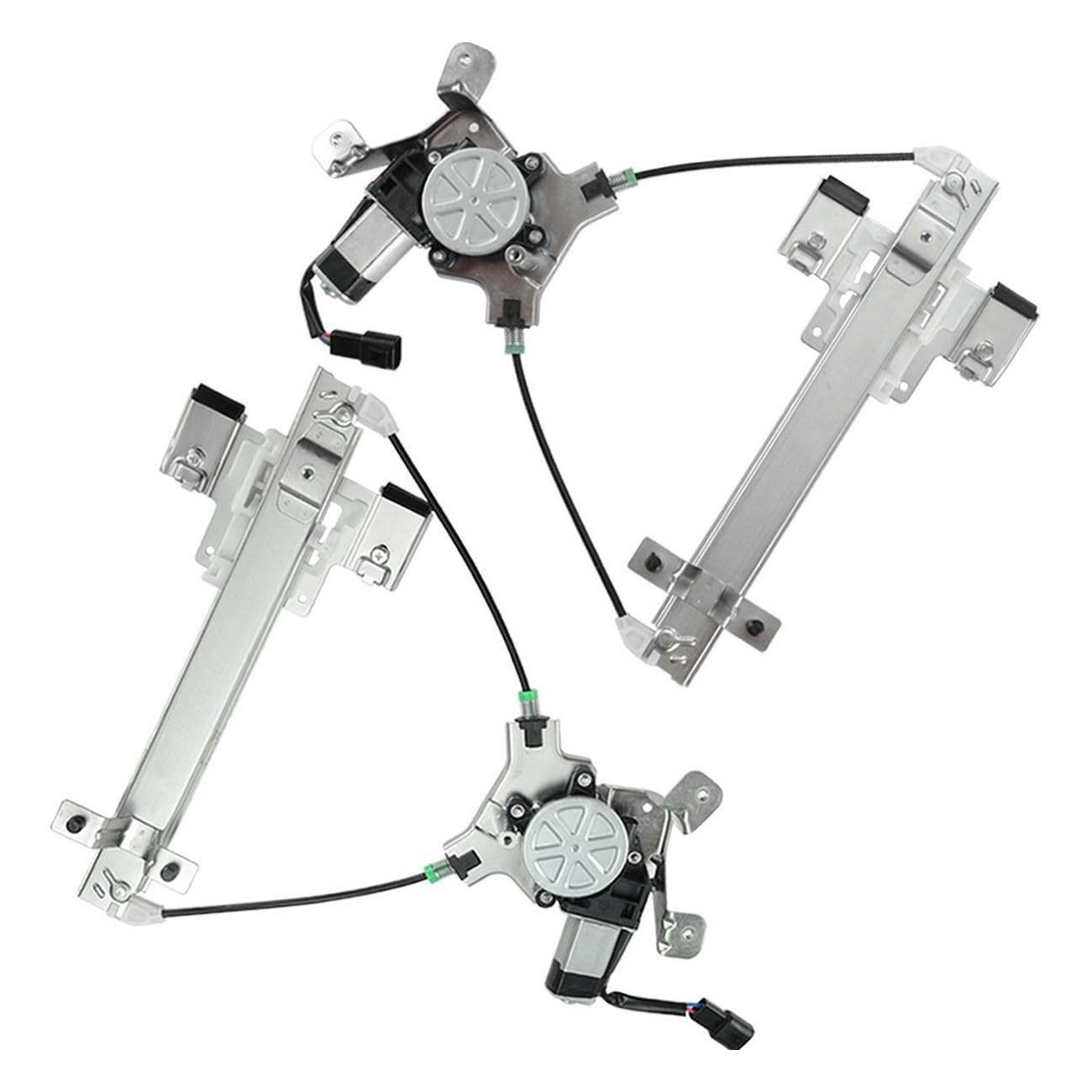 Power Window Regulator Rear L&R 2x Cadillac Chevy GMC Yukon 2007-2014 w/Motor